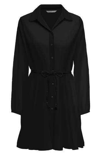 Only Onllumina Long Sleeve Minidress In Black