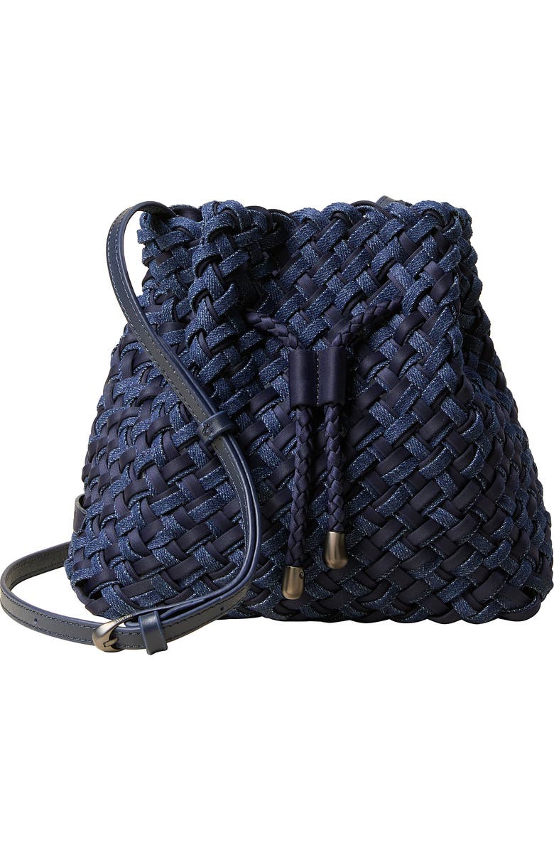NAGHEDI Medium Gramercy Bucket Bag, Main, color, Indigo