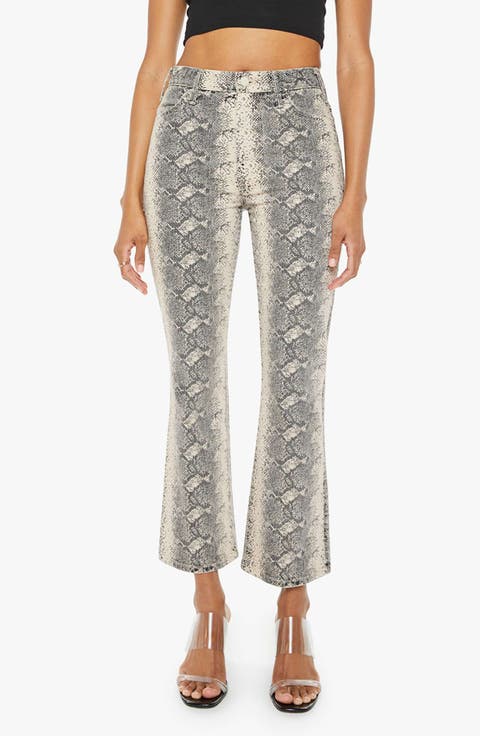 The Hustler Flood Ankle Wide Leg Jeans (Boa Babe)