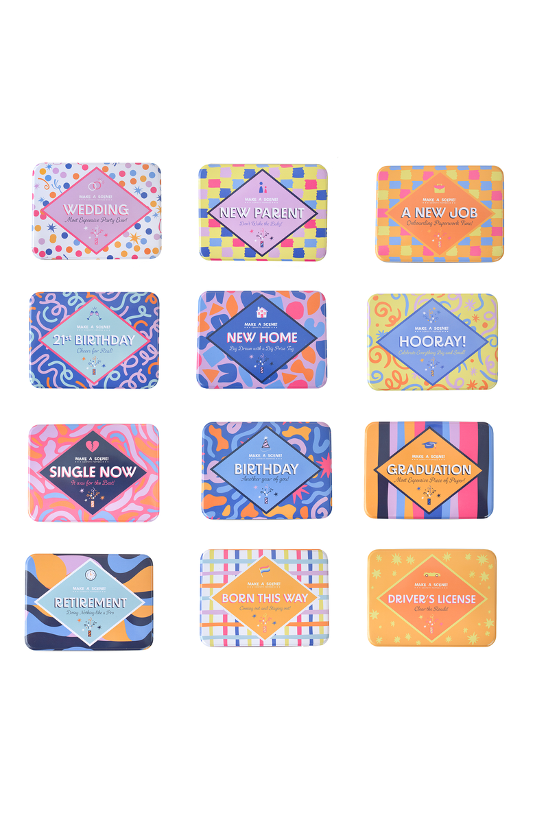 Jollity & Co. Make A Scene Confetti Poppers - 12 Options to Choose From, Alternate, color, Happy Birthday