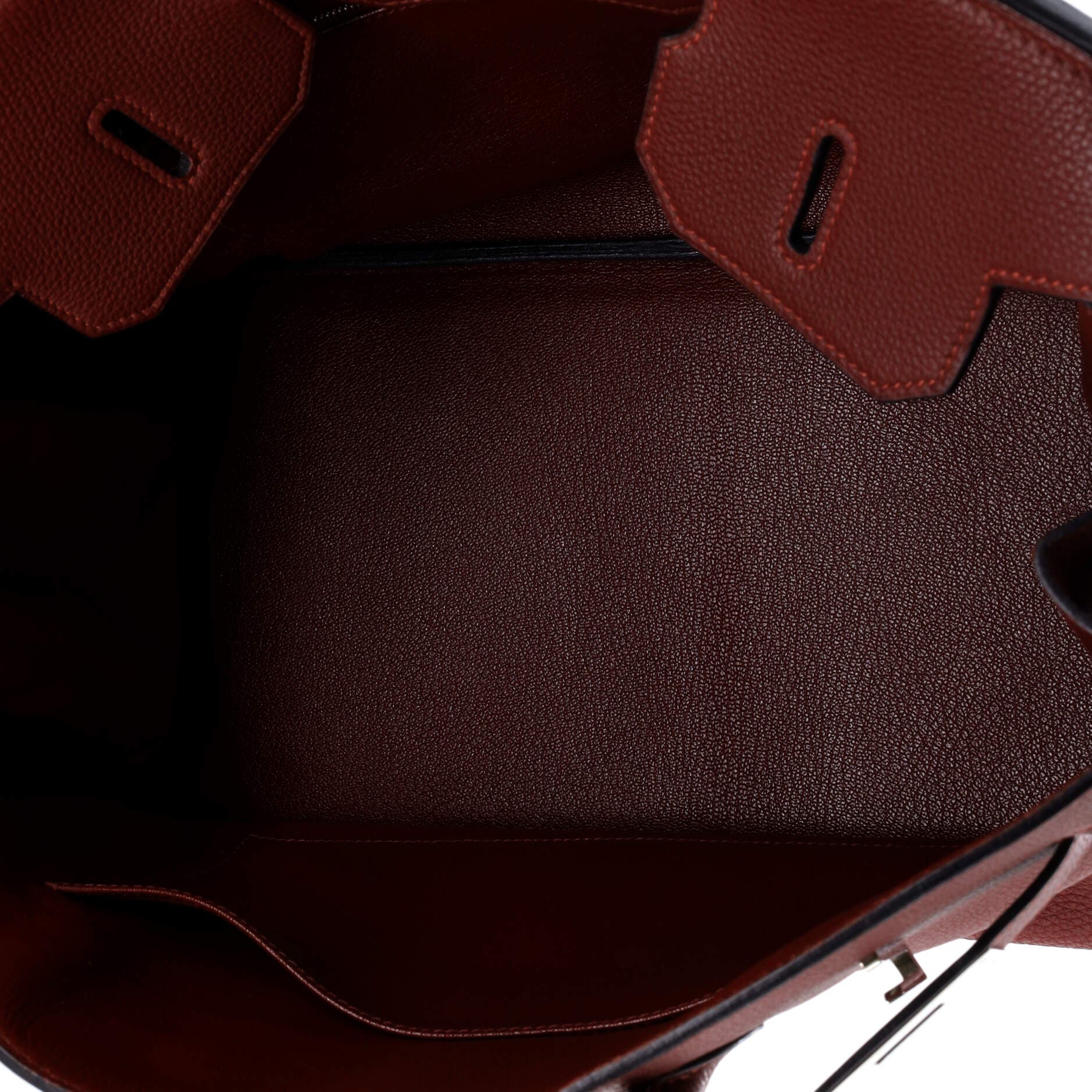 Pre-Owned Hermes Birkin Handbag Red Togo with Palladium Hardware 35, Alternate, color, Rouge H