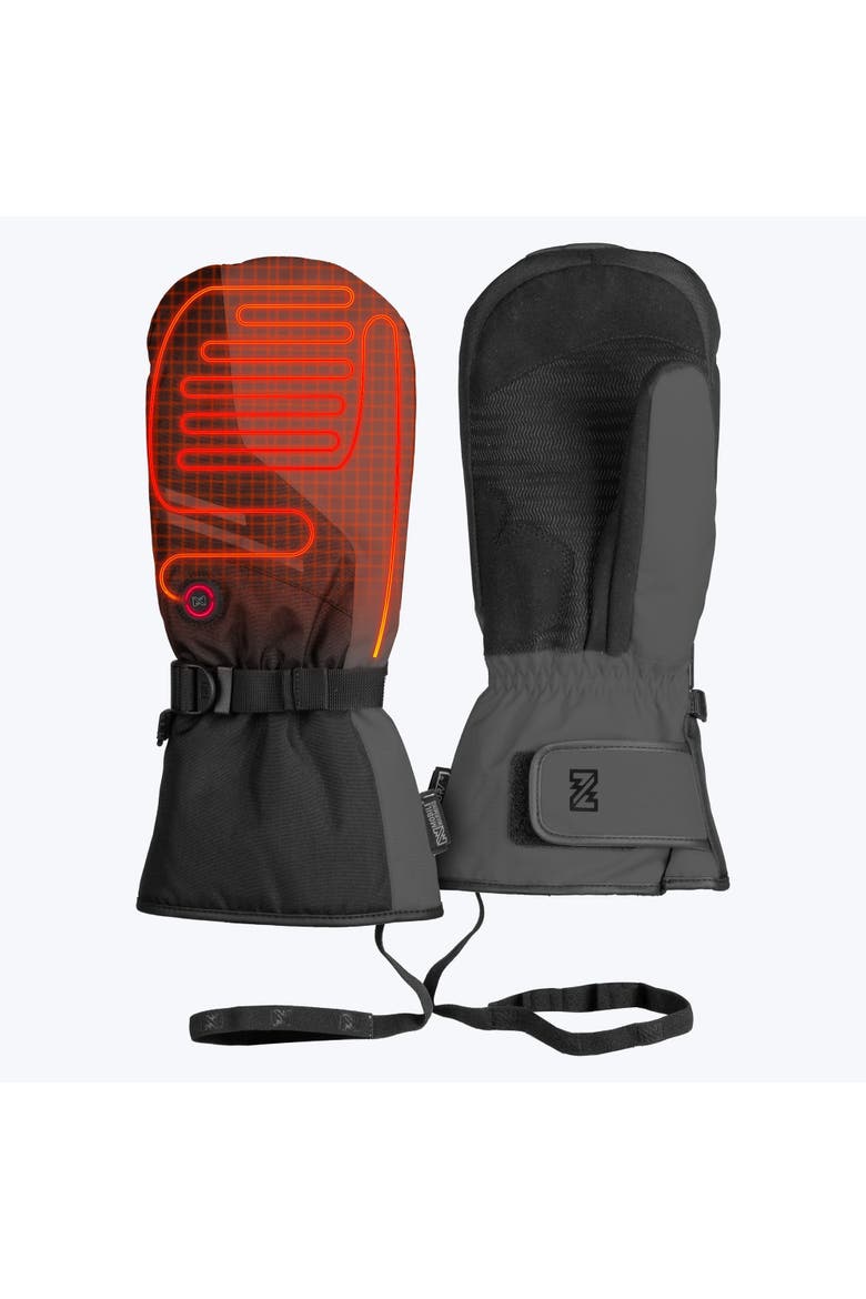 Storm V2 Waterproof Heated Mitten, Alternate, color, Black
