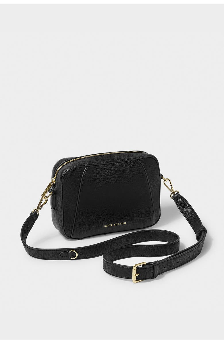 Katie Loxton Hana Crossbody Bag, Main, color, Black