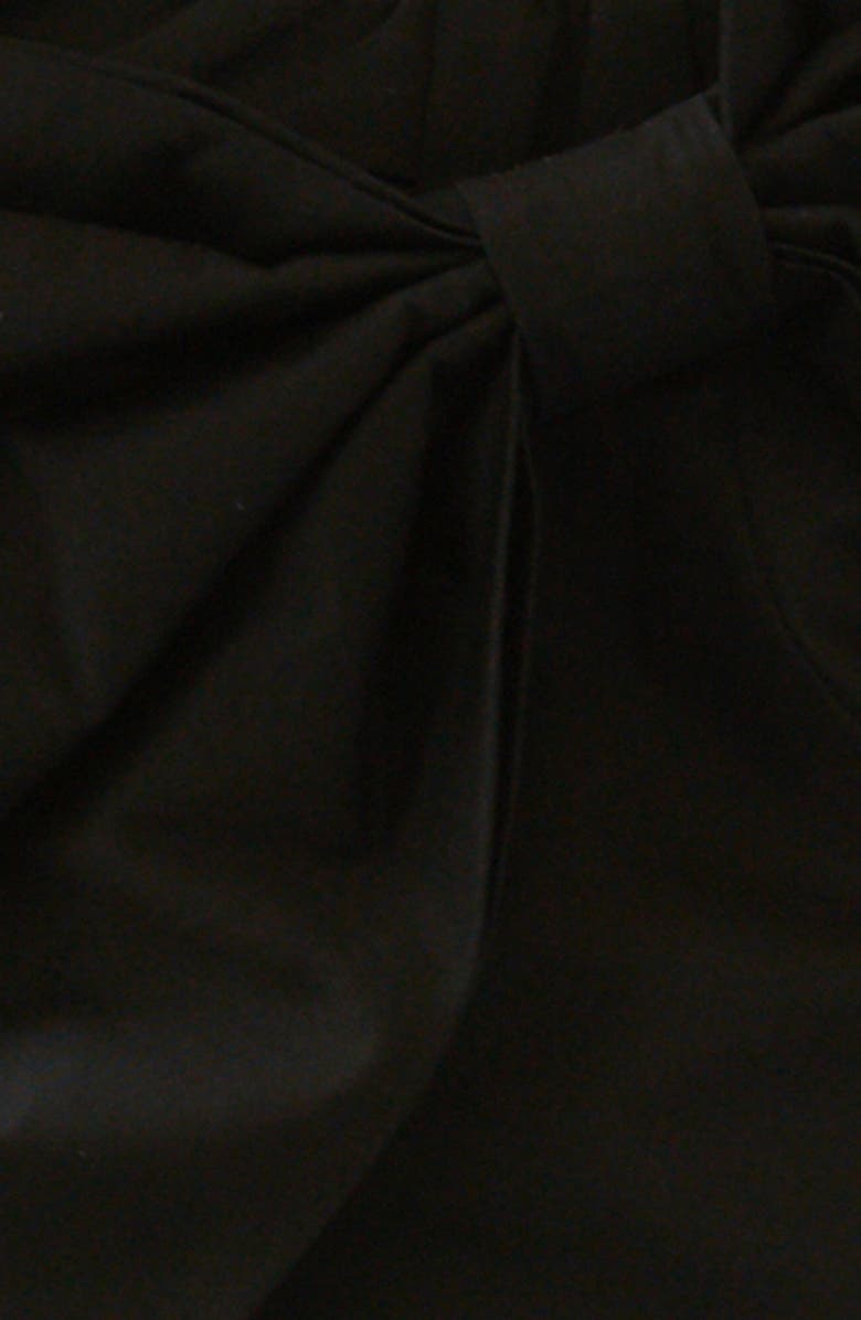 FREEMARKET Bow Strapless Cotton Midi Dress, Alternate, color,