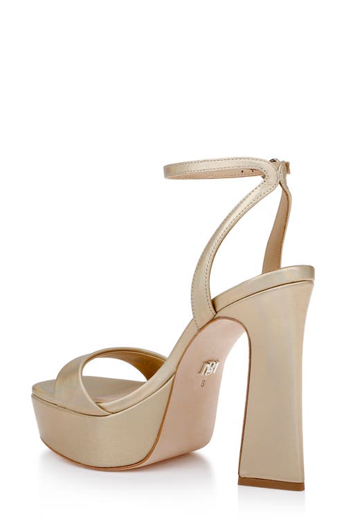 BADGLEY MISCHKA BADGLEY MISCHKA COLLECTION CAIA ANKLE STRAP PLATFORM SANDAL 