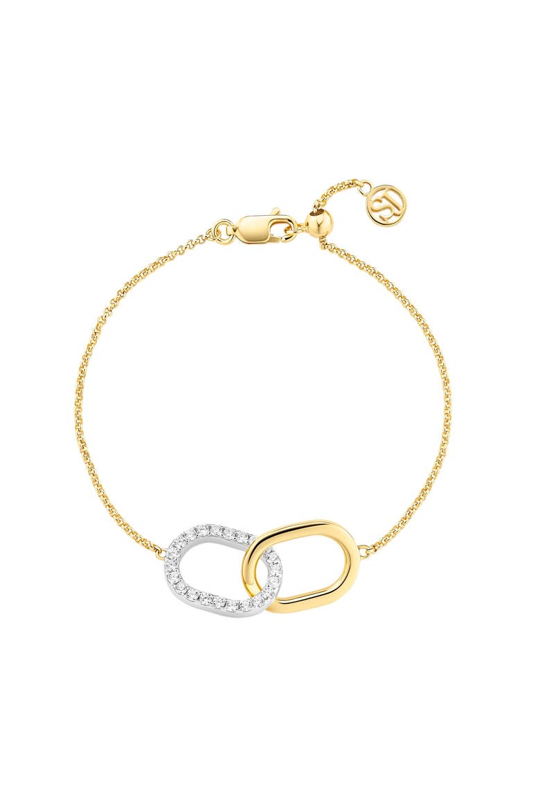 Bracelet Capizzi Due Piccolo, Main, color, 18k Gold Plate
