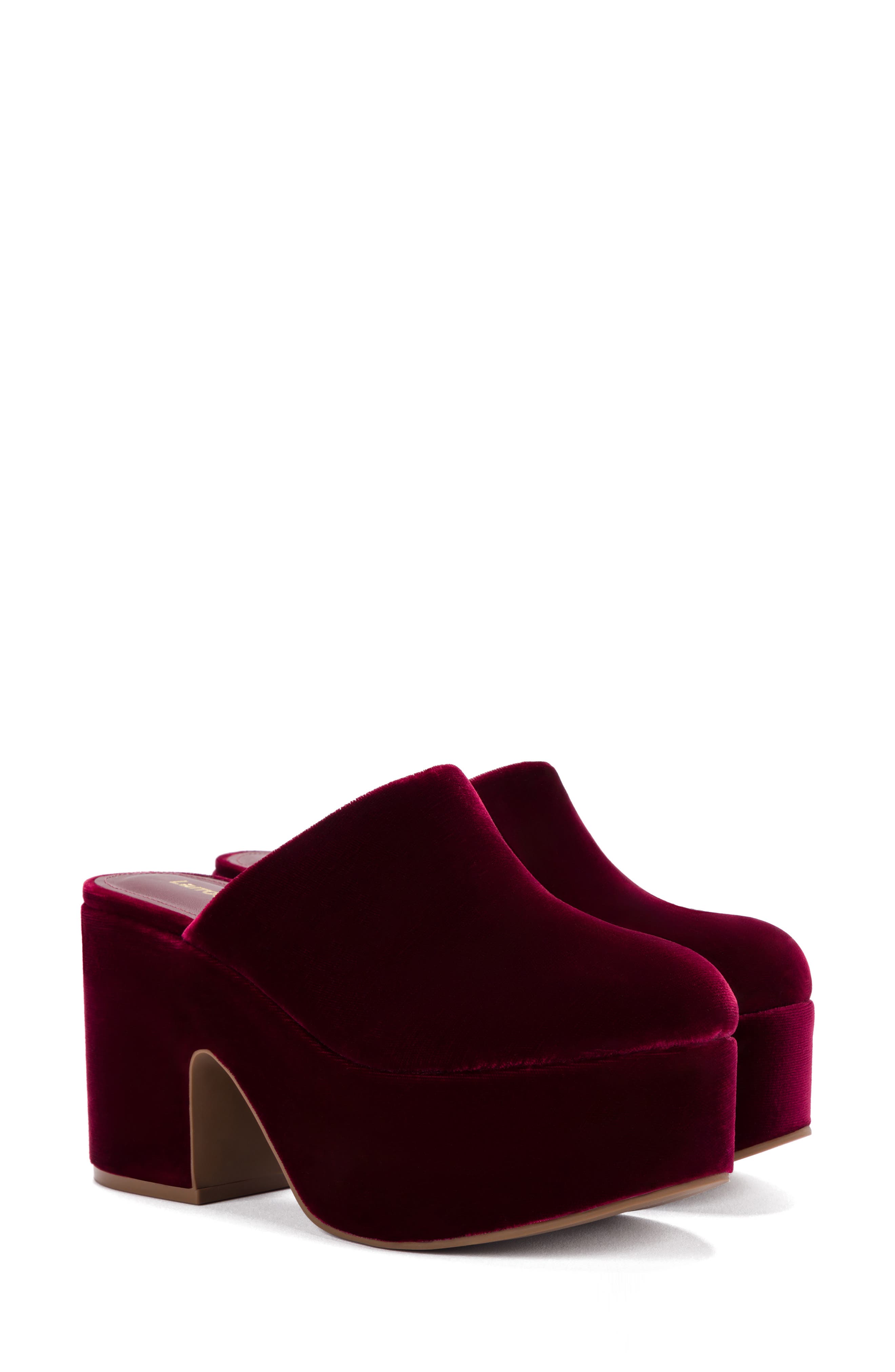 Larroudé Miso Velvet Platform Pump, Main, color, 