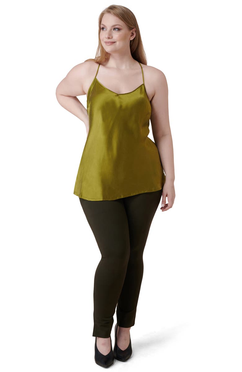 Marée Pour Toi Silk Charmeuse Tank, Alternate, color,