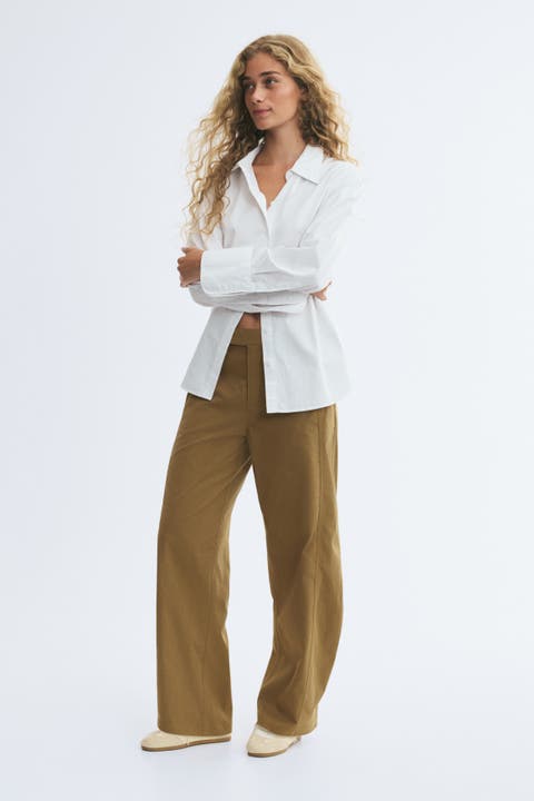 Barrel-leg Pants