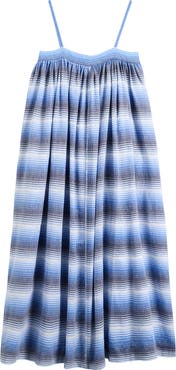 lemlem Eda Stripe Cotton Cover-Up Sundress