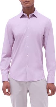 Bugatchi Jimmy OoohCotton® Solid Button-Up Shirt