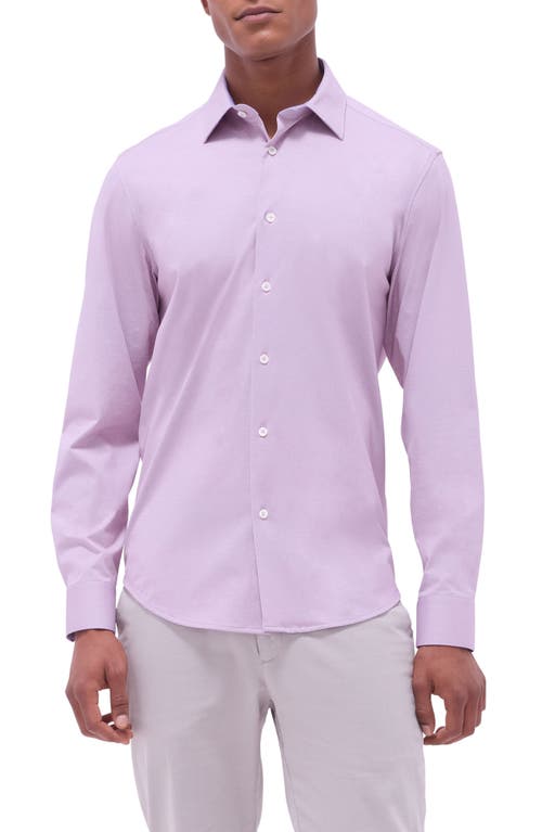 Bugatchi Jimmy Ooohcotton® Solid Button-up Shirt In Dusty Pink