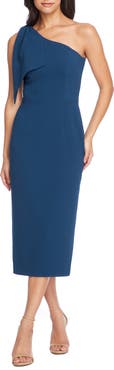Dress the Population Tiffany One-Shoulder Midi Dress