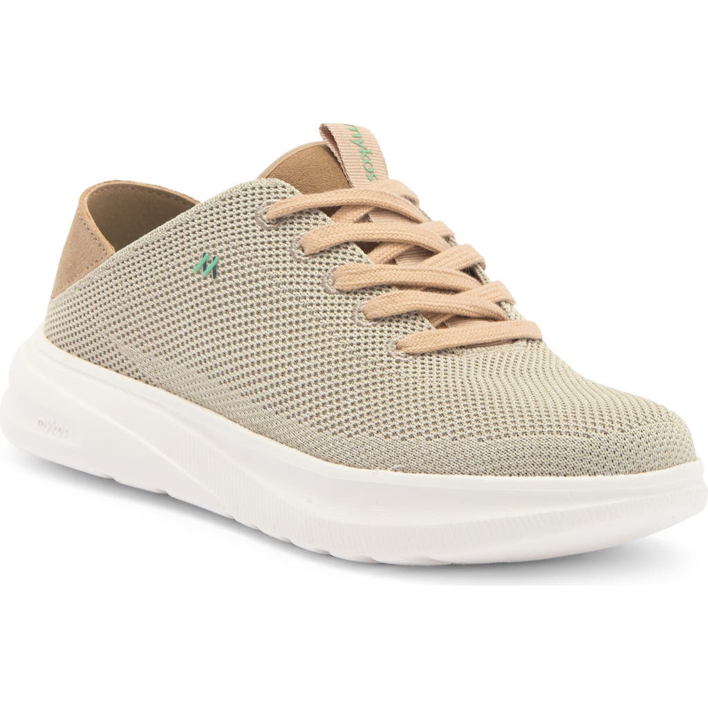 Mykos Winoa Low Top Sneaker In Beige