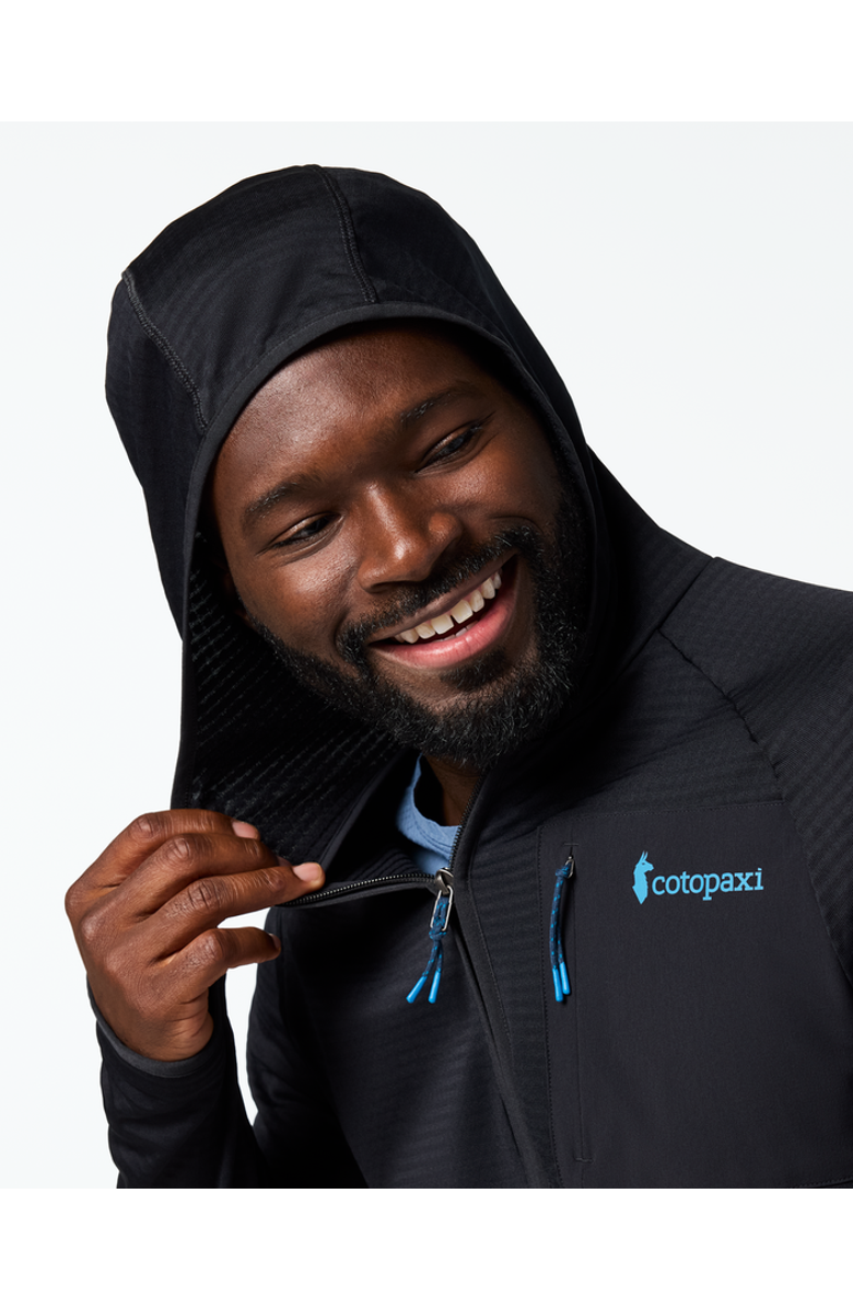 Cotopaxi Otero Fleece Full-Zip Hooded Jacket - Men's, Alternate, color, Cotopaxi Black
