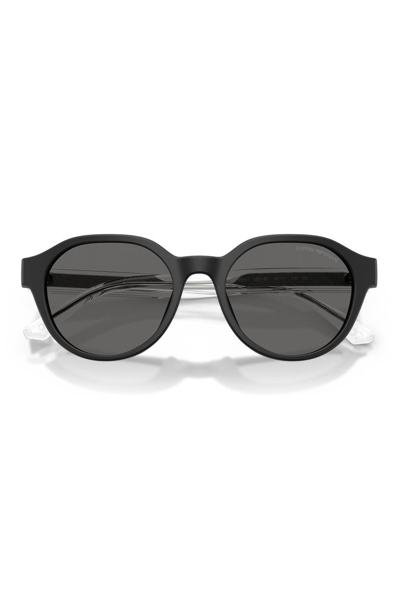 Kids' 48mm Small Phantos Sunglasses, Alternate, color, MATTE BLACK / DARK GREY