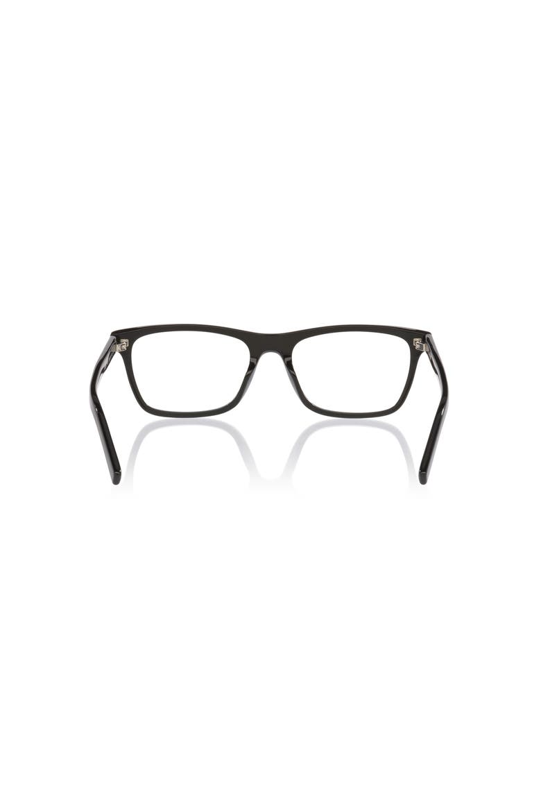 56mm Rectangle optical glasses, Alternate, color, Black