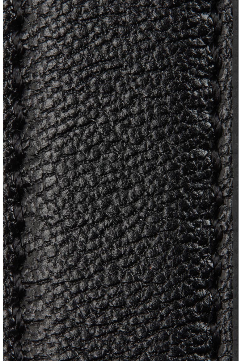 Goatskin Leather Belt, Alternate, color, 1N001 BLACK