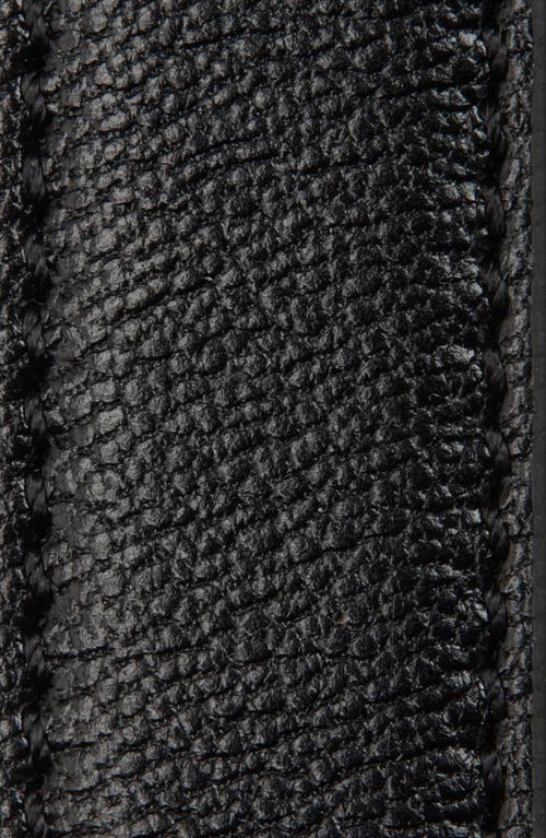 Tom Ford Textured-leather Belt In Black