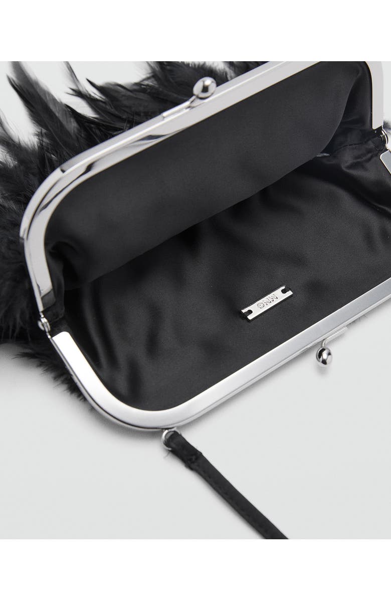 MANGO Feather Frame Handbag, Alternate, color,