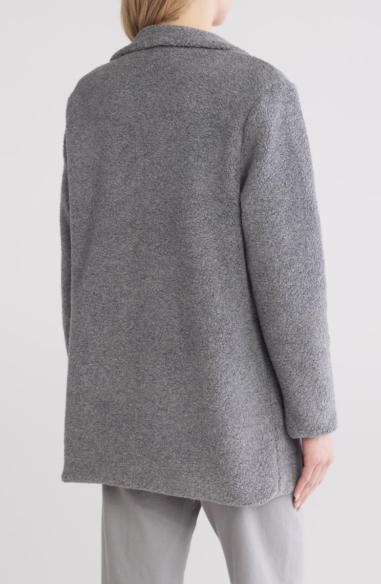 James Perse Faux Shearling Coat, Alternate, color, 