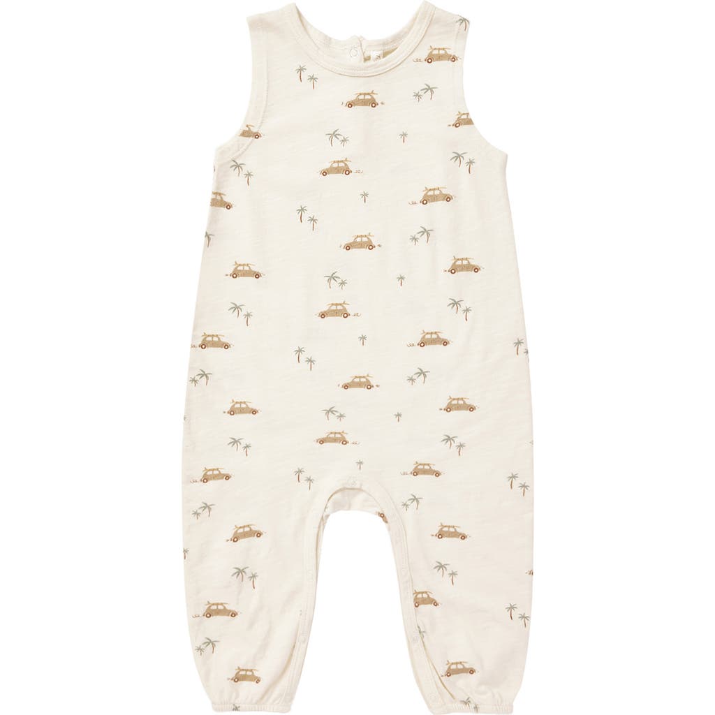 Shop Rylee + Cru Mills Surf Romper In Surf Buggy