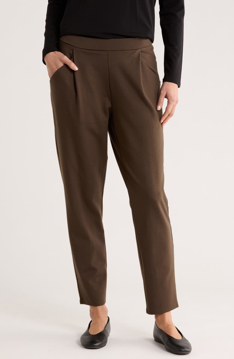 Eileen Fisher Tapered Ankle Pants, Main, color, Wren