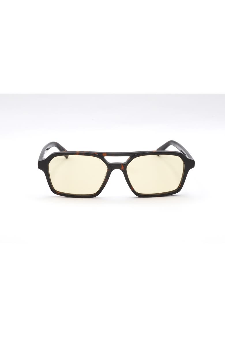 56mm Pilot Sunglasses, Main, color, HAVANA