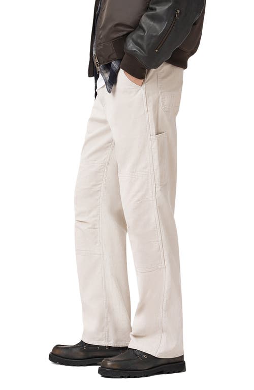 Allsaints Mullen Corduroy Carpenter Pants In White