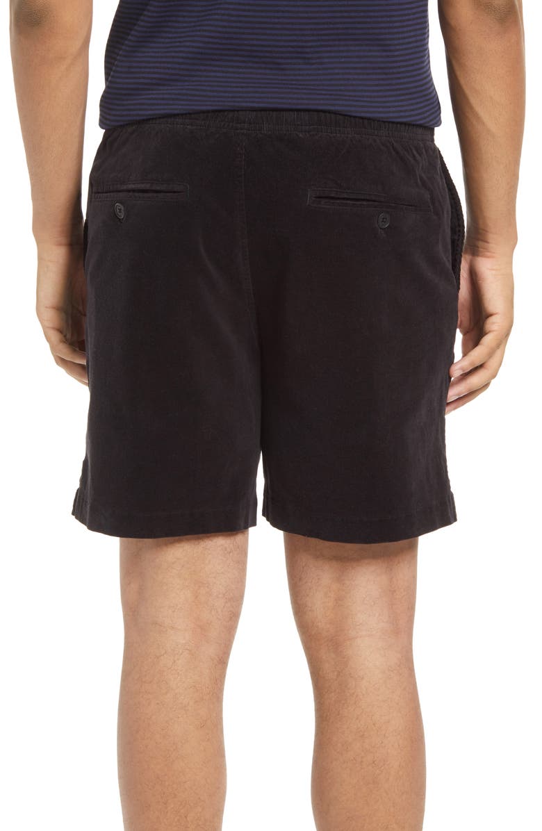 Goodlife Stretch Corduroy Shorts, Alternate, color, Black
