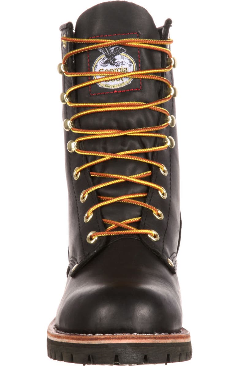 Georgia Boot Logger Work Boot, Alternate, color, Black