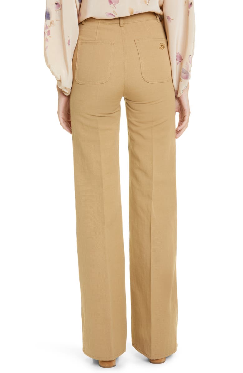 Loro Piana Linen & Cotton Patch Pocket Trousers, Alternate, color, 