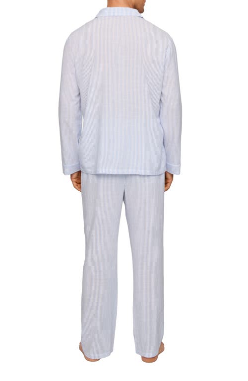 Eberjey Nautico Stripe Pajamas In Blue