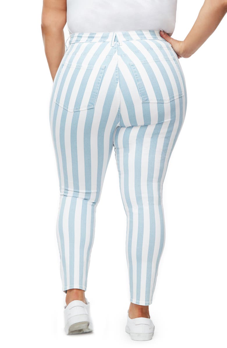 Good American Good Legs High Waist Crop Skinny Jeans, Alternate, color, 