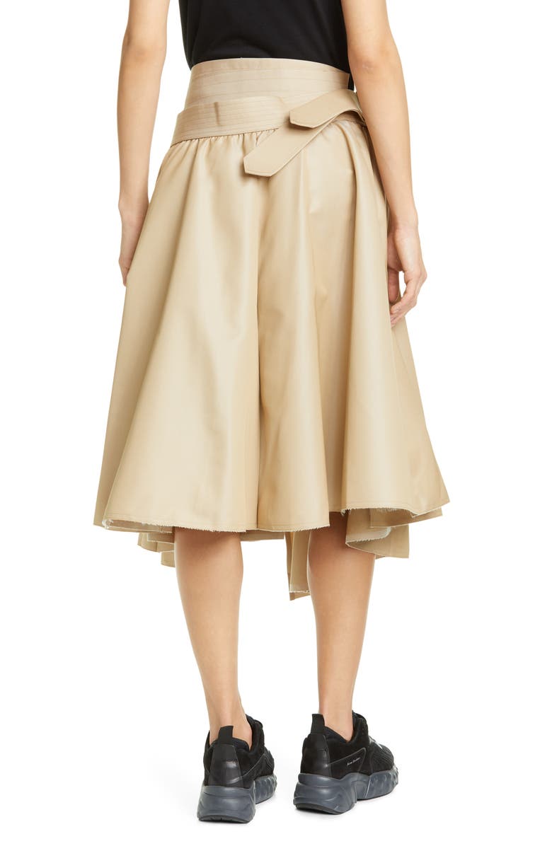 Junya Watanabe Double Belted Utility Midi Skirt, Alternate, color, 