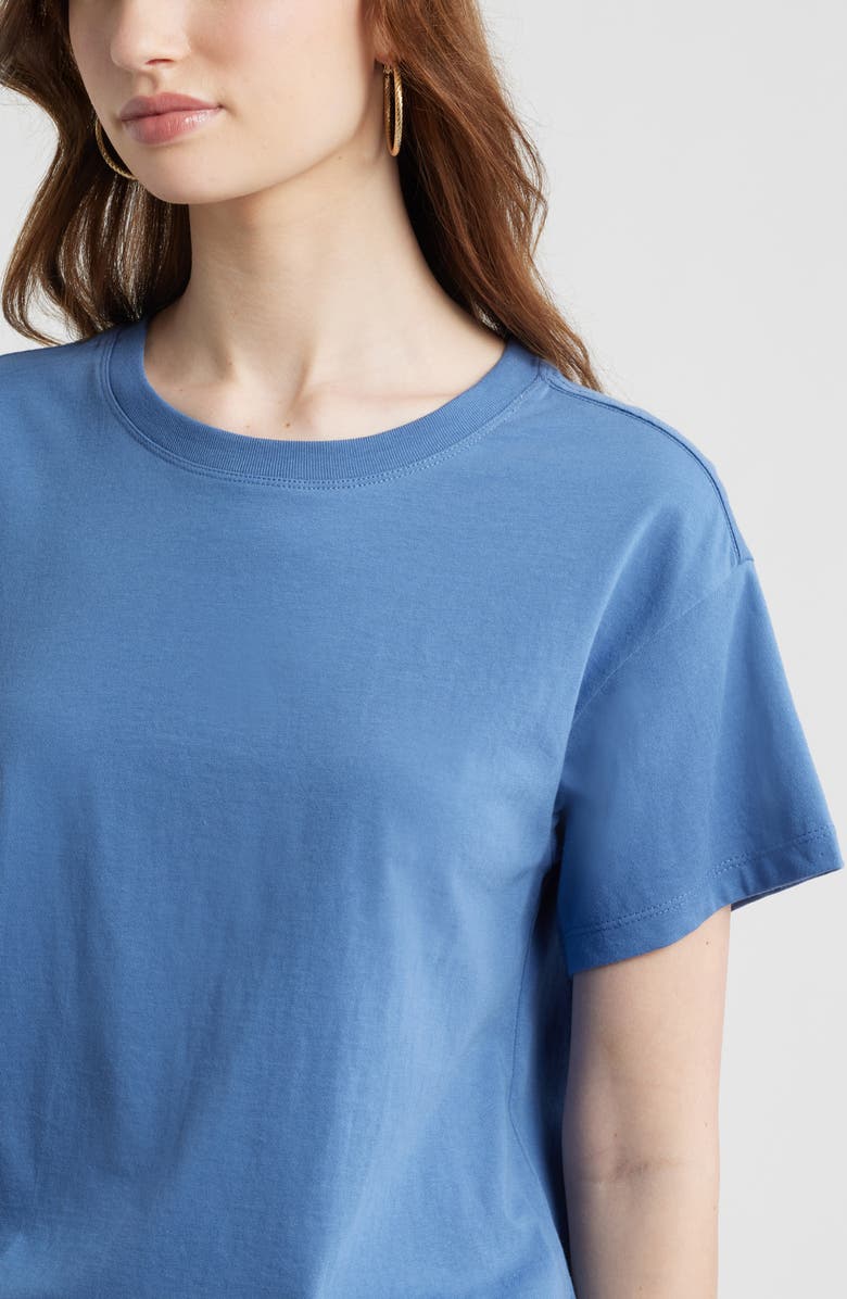 Treasure & Bond Favorite Cotton T-Shirt, Alternate, color, Blue Bijou