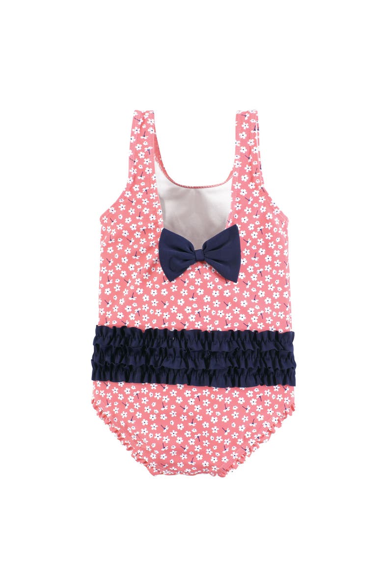 Hudson Baby Baby and Toddler Swimsuit, Alternate, color, Tiny White Flower