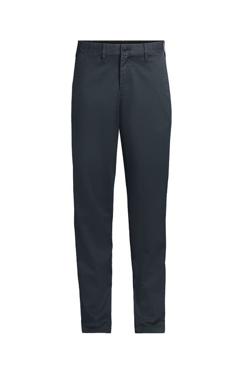Lands' End Travel Kit Comfort Waist Classic Fit Chino Pant In Blue