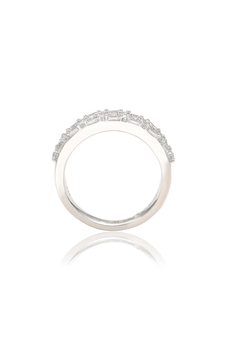 Sterling Silver Cubic Zirconia Ring, Alternate, color, WHITE