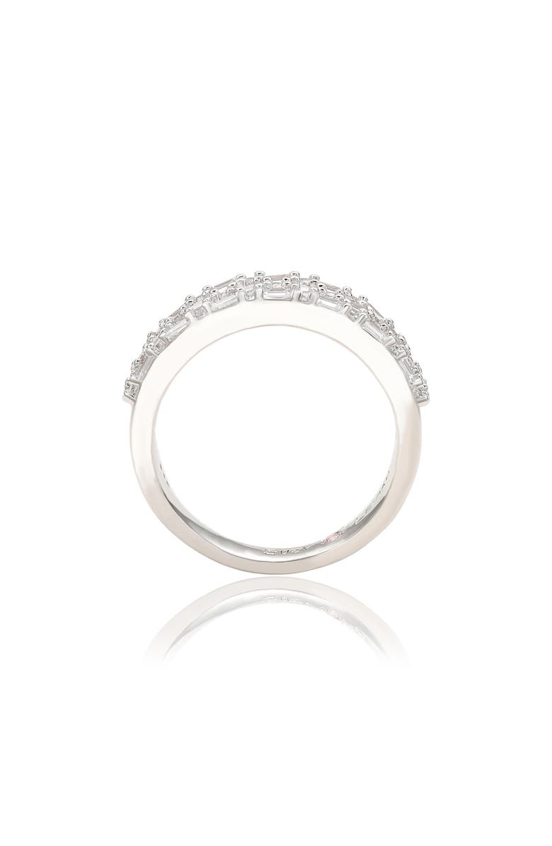 SUZY LEVIAN Sterling Silver Cubic Zirconia Ring, Alternate, color, White