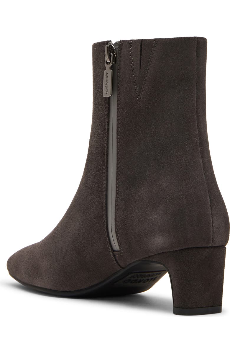 Blondo Shanti Waterproof Leather Kitten Heel Boot, Alternate, color, Grey Suede