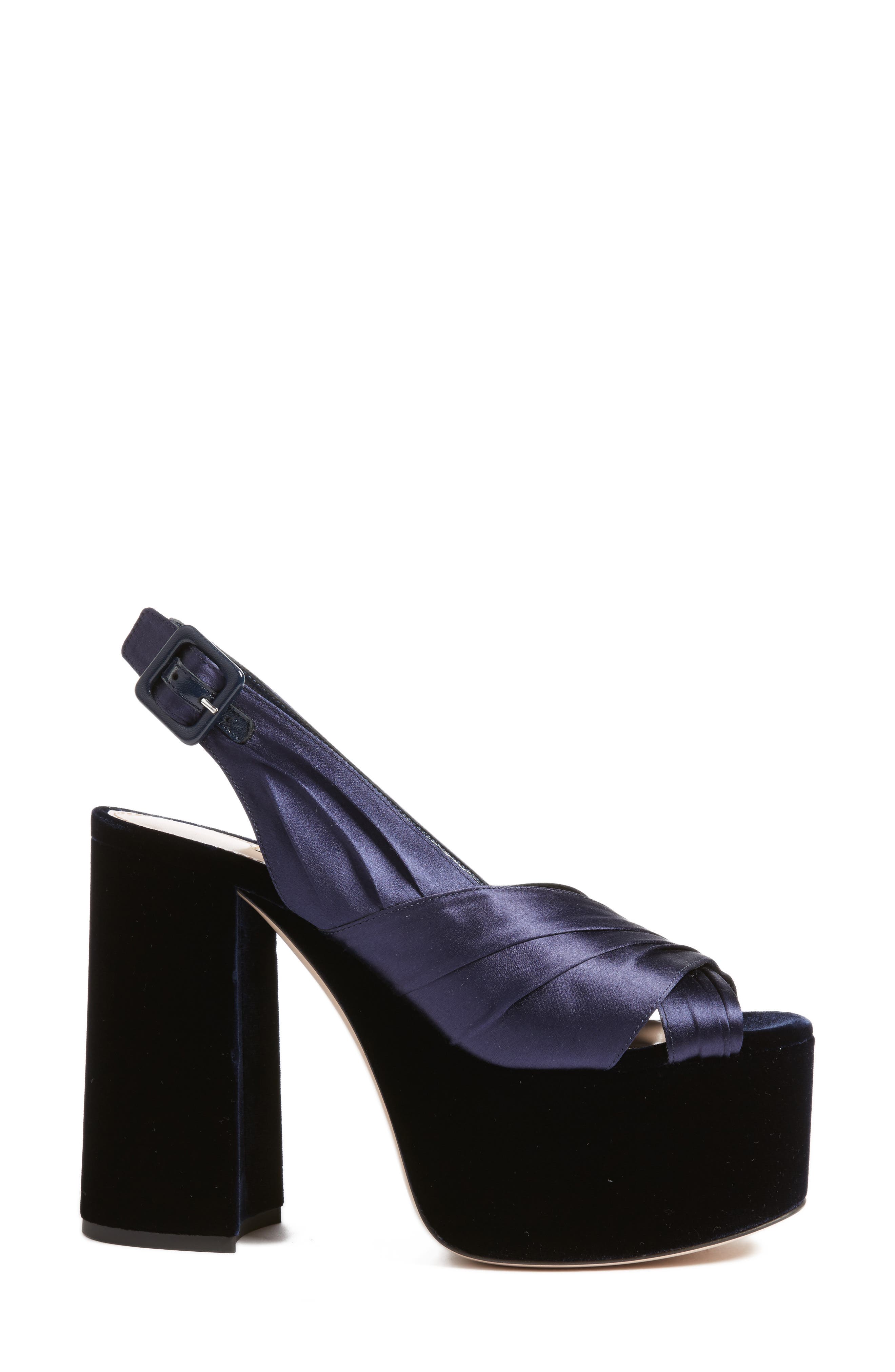 Miu Miu Slingback Platform Sandal, Alternate, color, 