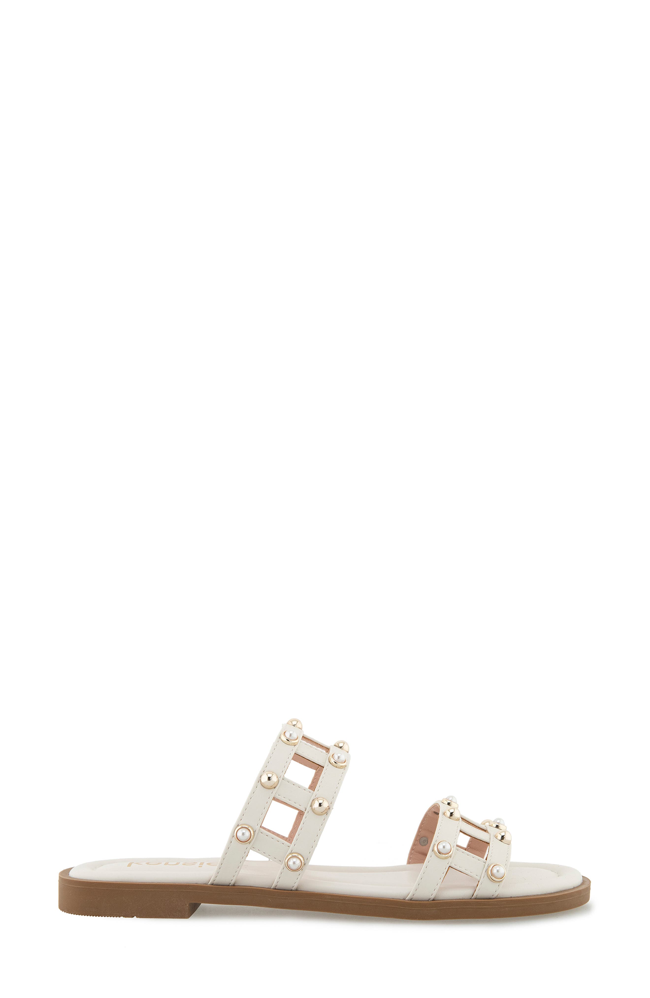 Kensie Malory Slide Sandal, Alternate, color, Off White