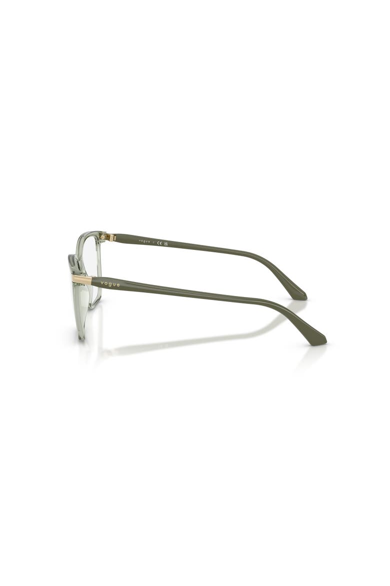 53mm Square optical glasses, Alternate, color, Green
