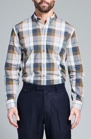 Billy Reid Tuscumbia Bold Plaid Button-Down Shirt