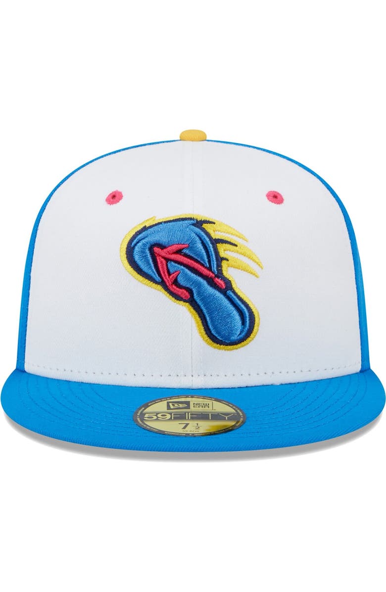 New Era Men's New Era White/Blue San Antonio Missions Copa De La Diversion 59FIFTY Fitted Hat, Alternate, color, White