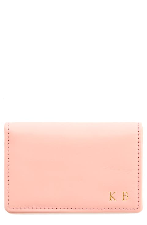 Personalized Leather Card Case