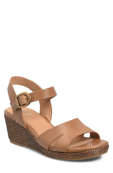 Vanessa Ankle Strap Platform Wedge Sandal (Women)