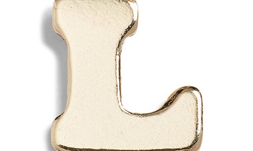 Nashelle Initial Charm In Gold Fill - L