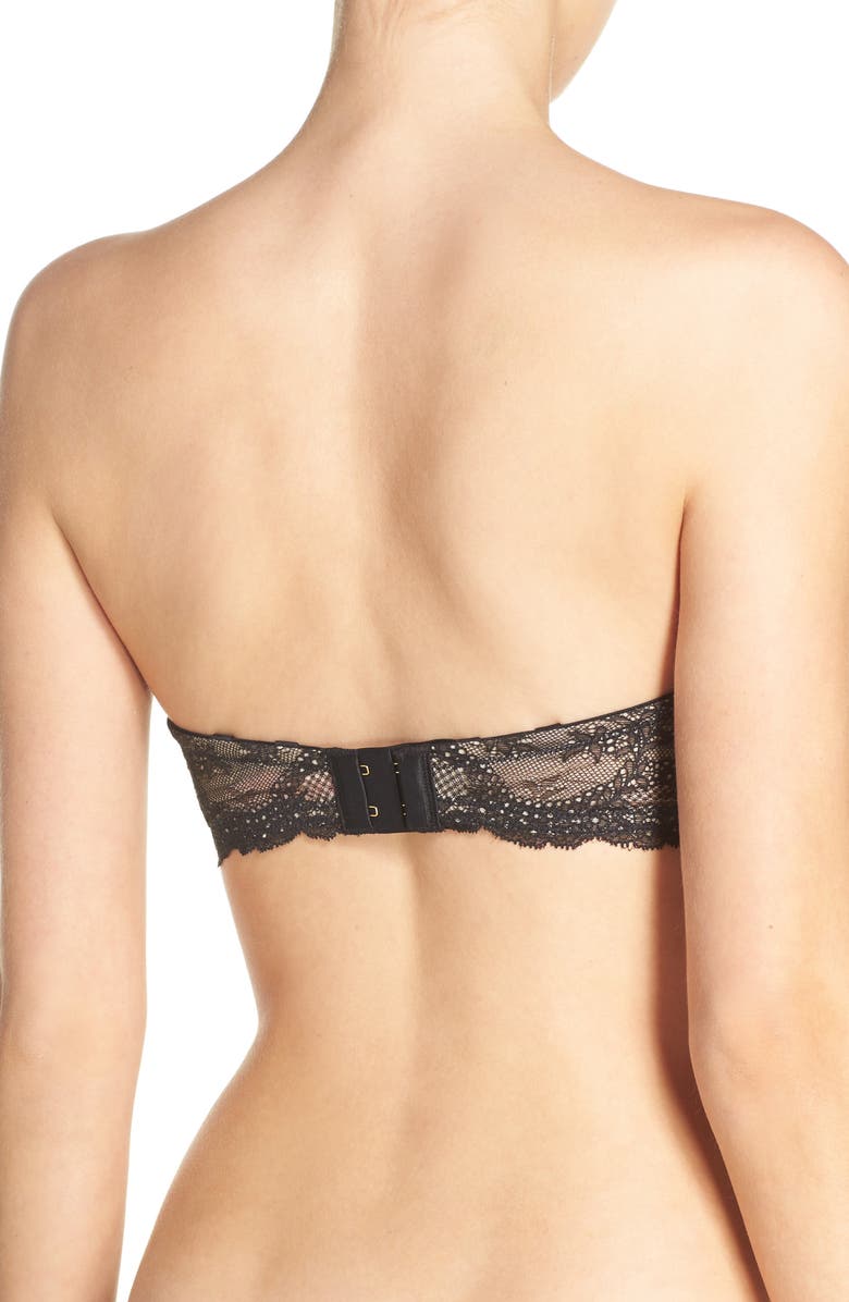 Betsey Johnson Perfectly Sexy Strapless Underwire Bra, Alternate, color,